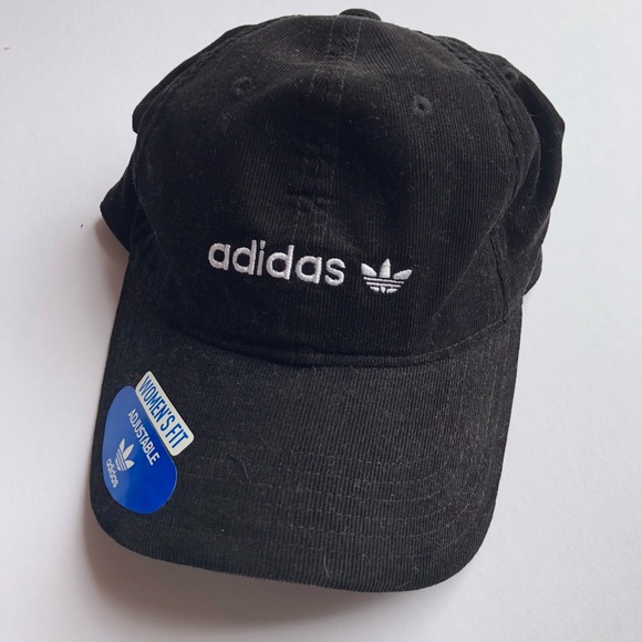 Adidas Originals black corduroy baseball cap NWT - Picture 3 of 8